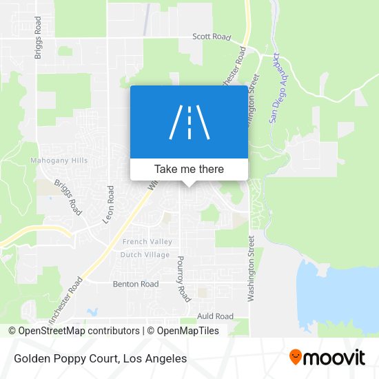 Golden Poppy Court map