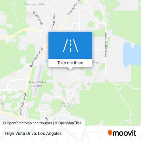 Mapa de High Vista Drive