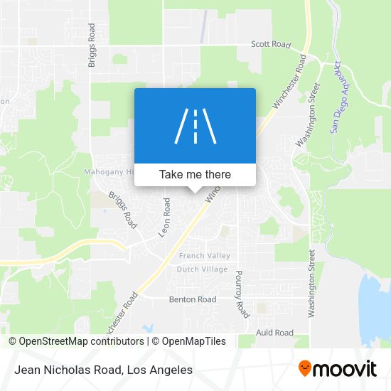 Mapa de Jean Nicholas Road