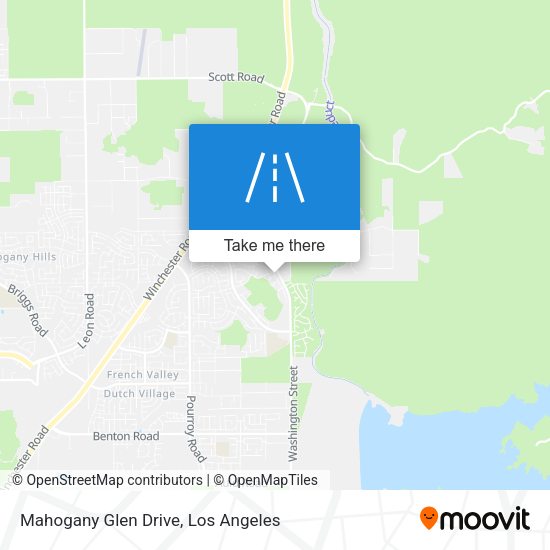 Mahogany Glen Drive map