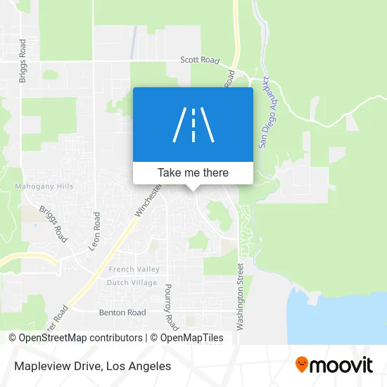 Mapleview Drive map