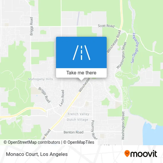 Monaco Court map