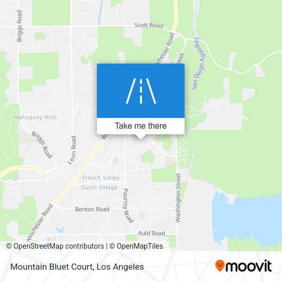 Mapa de Mountain Bluet Court