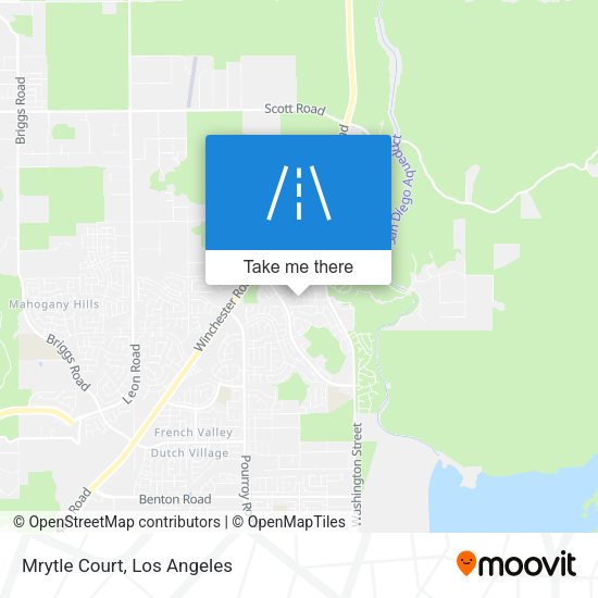 Mapa de Mrytle Court