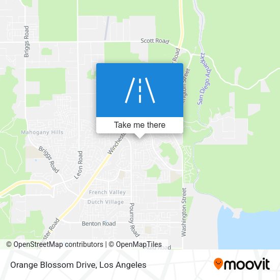 Orange Blossom Drive map