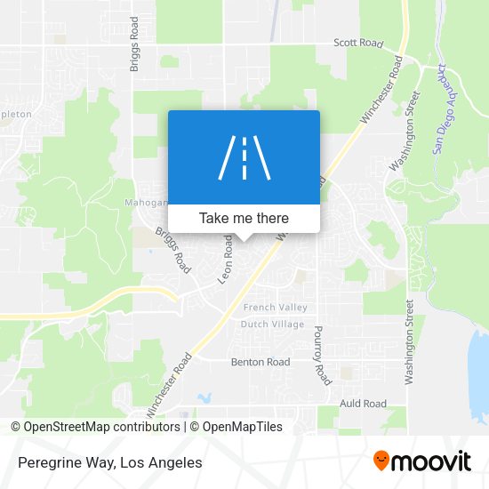Mapa de Peregrine Way