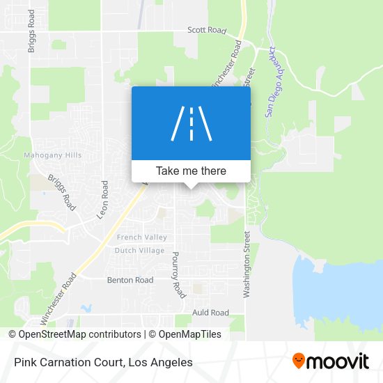 Pink Carnation Court map