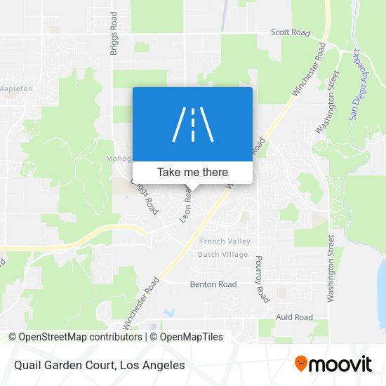 Quail Garden Court map
