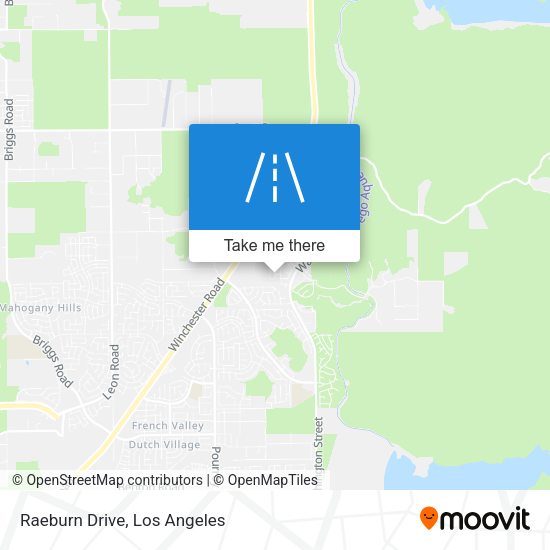 Mapa de Raeburn Drive