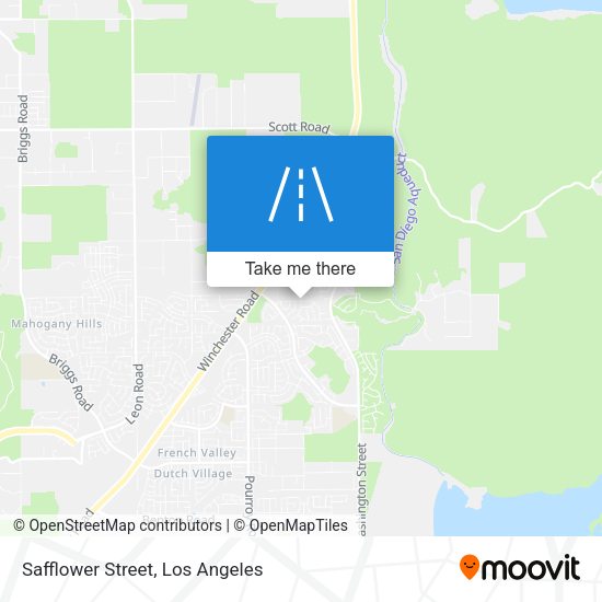 Mapa de Safflower Street