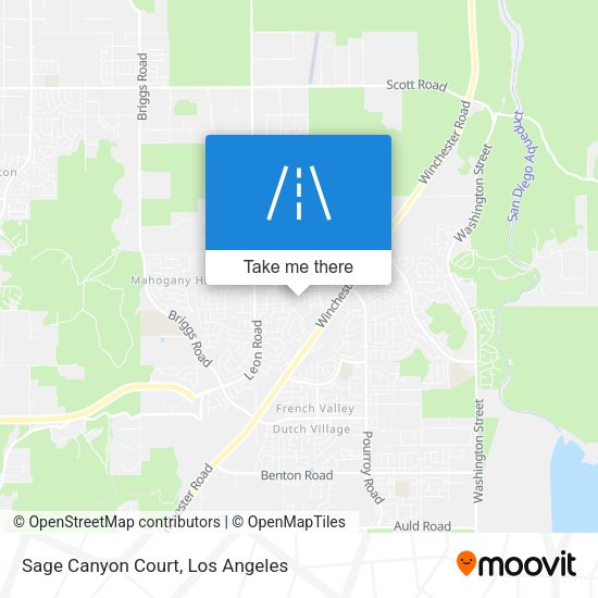 Sage Canyon Court map