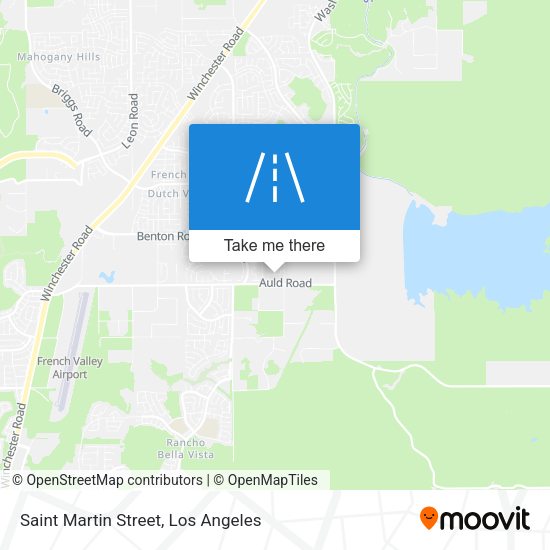 Saint Martin Street map