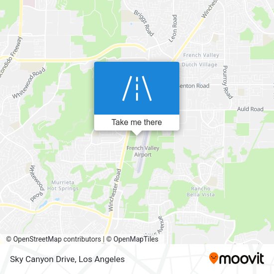 Mapa de Sky Canyon Drive