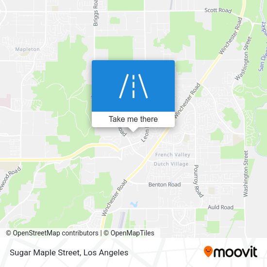 Mapa de Sugar Maple Street