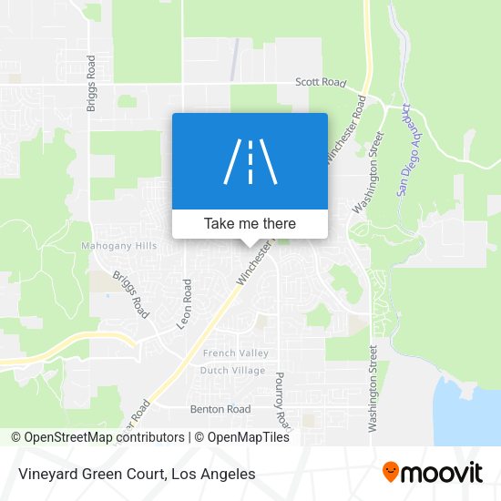 Vineyard Green Court map