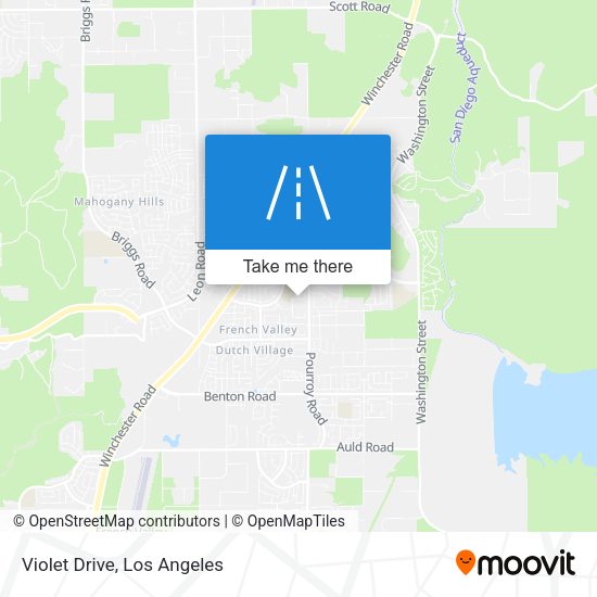 Violet Drive map