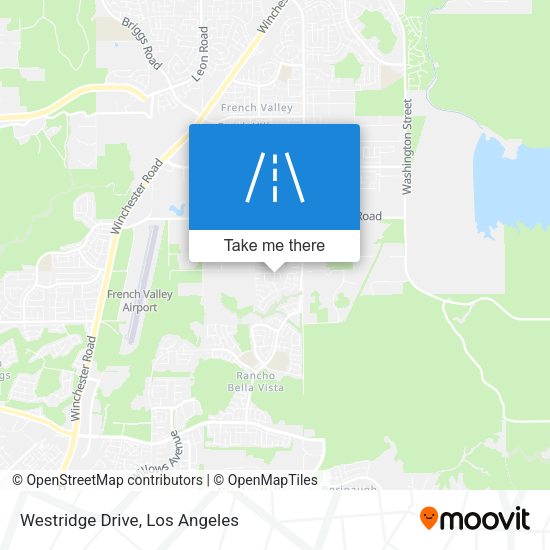 Mapa de Westridge Drive