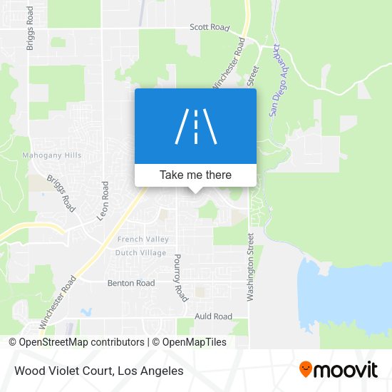 Wood Violet Court map