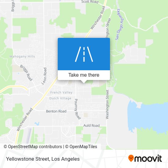 Yellowstone Street map