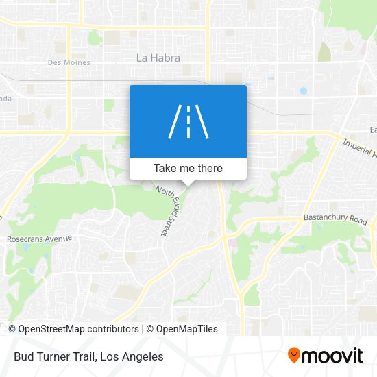 Bud Turner Trail map