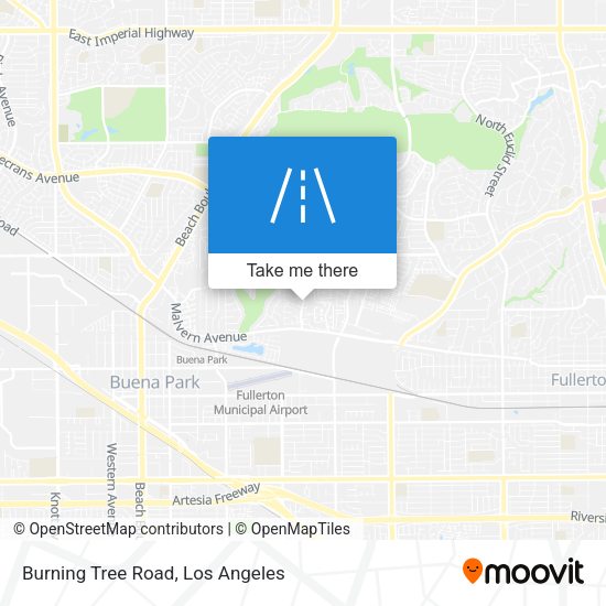 Burning Tree Road map