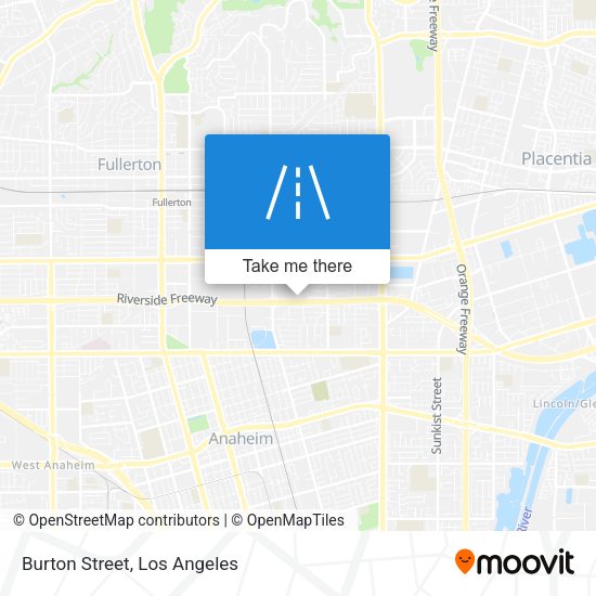 Mapa de Burton Street