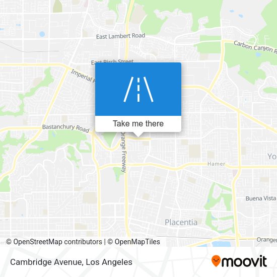 Cambridge Avenue map