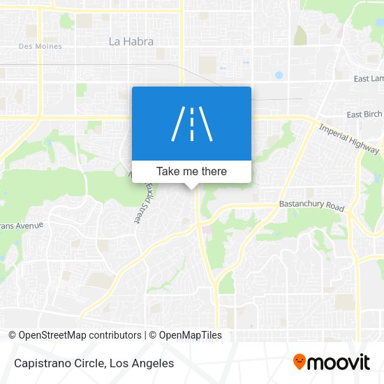 Capistrano Circle map