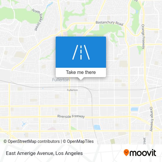 Mapa de East Amerige Avenue