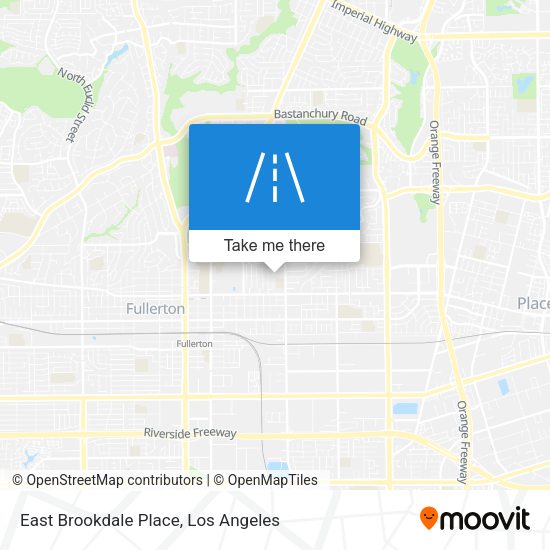Mapa de East Brookdale Place