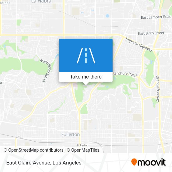 East Claire Avenue map
