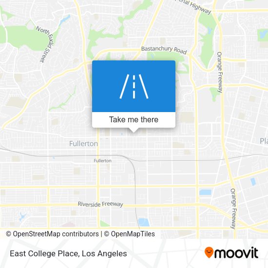 East College Place map