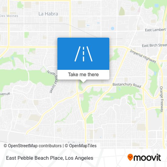 East Pebble Beach Place map