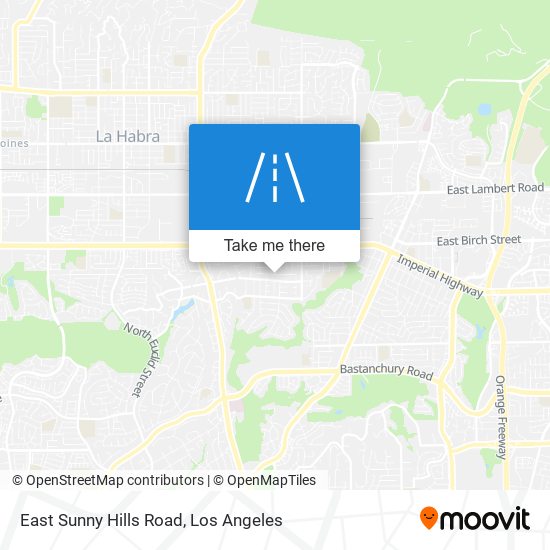 East Sunny Hills Road map