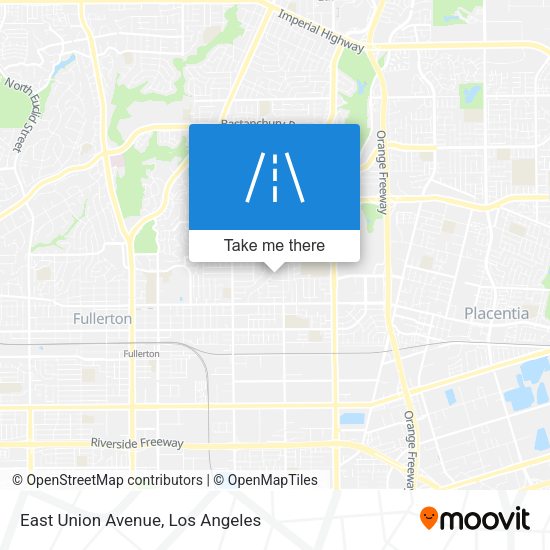East Union Avenue map