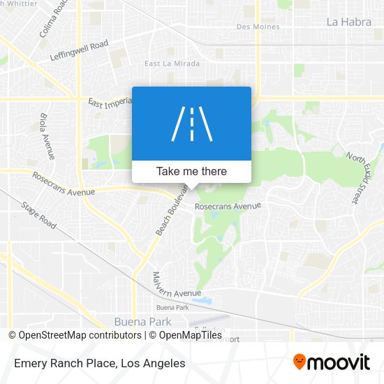 Mapa de Emery Ranch Place