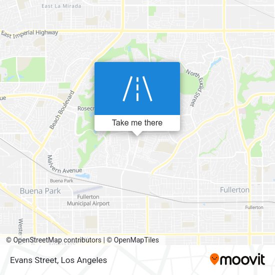 Mapa de Evans Street
