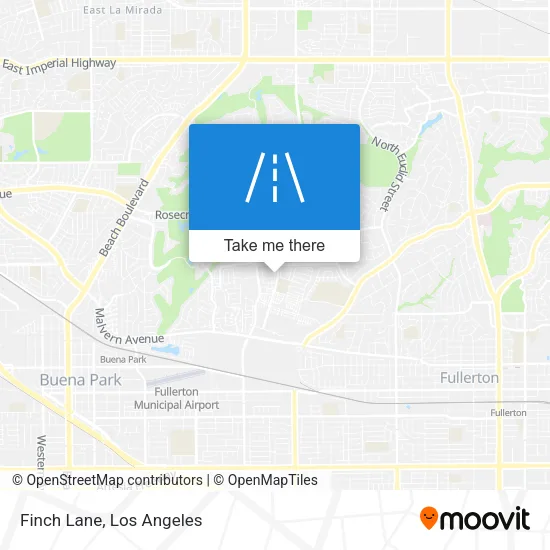 Finch Lane map