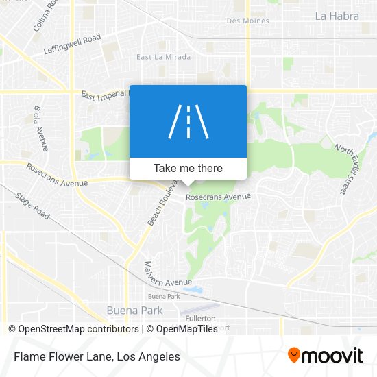 Mapa de Flame Flower Lane