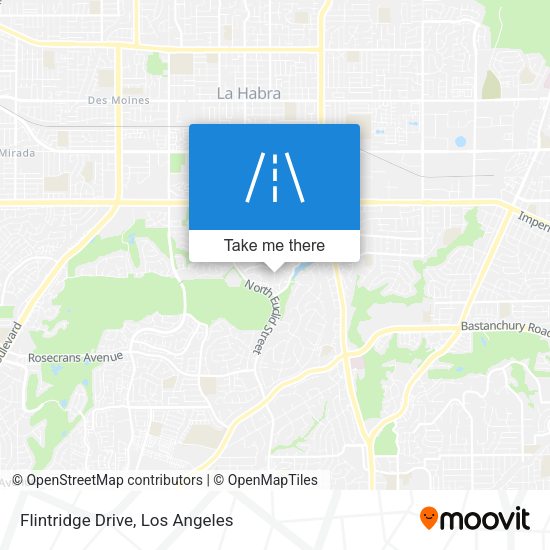 Flintridge Drive map