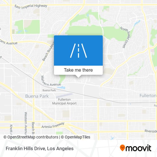 Mapa de Franklin Hills Drive