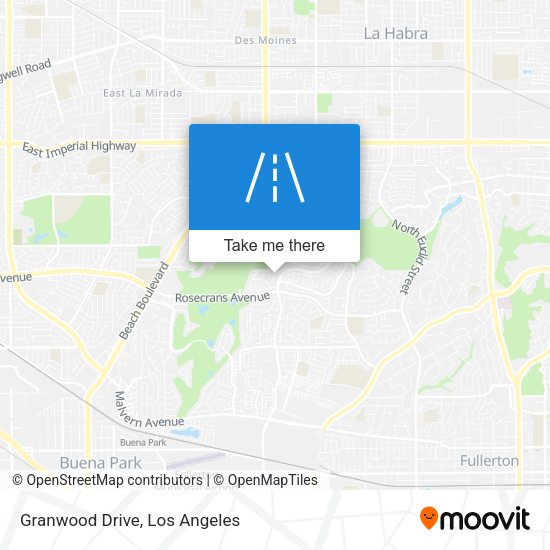 Mapa de Granwood Drive