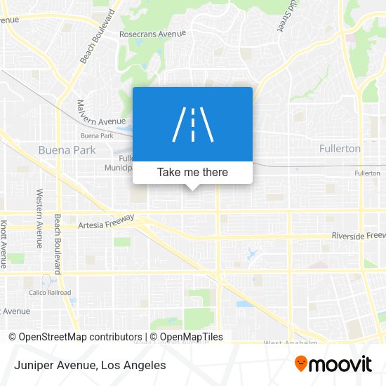 Mapa de Juniper Avenue