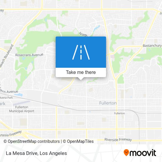 Mapa de La Mesa Drive