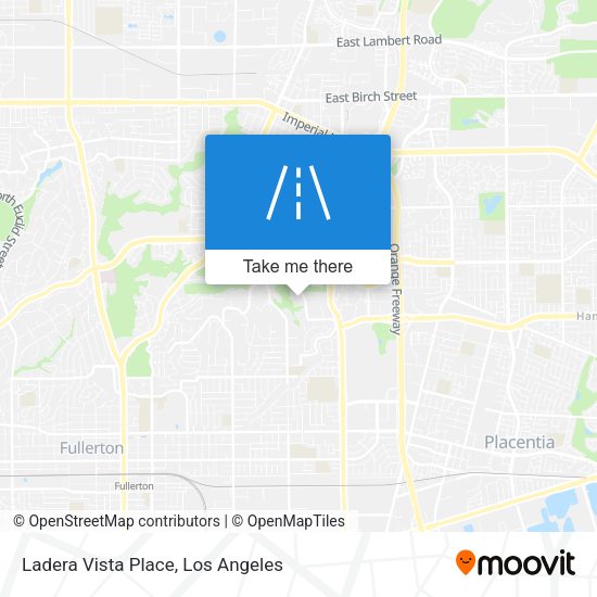 Ladera Vista Place map