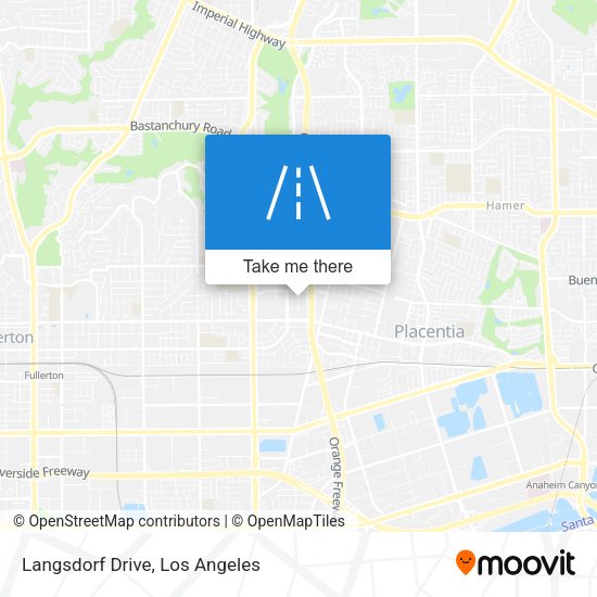 Mapa de Langsdorf Drive
