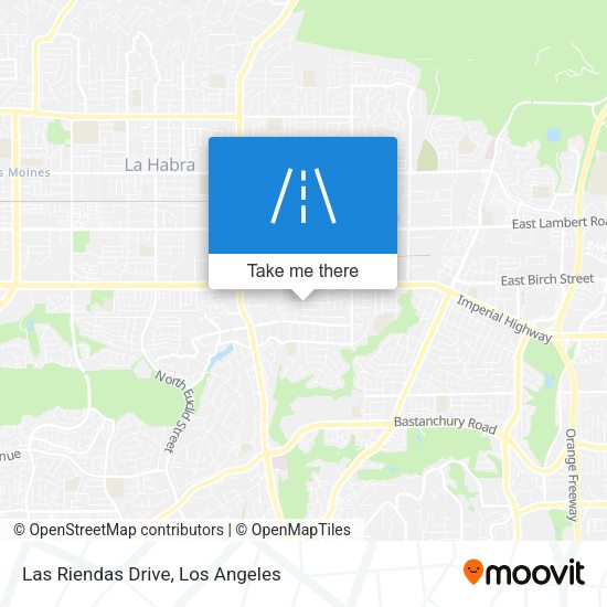 Las Riendas Drive map