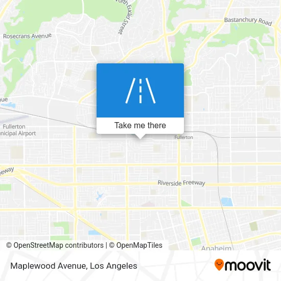 Maplewood Avenue map