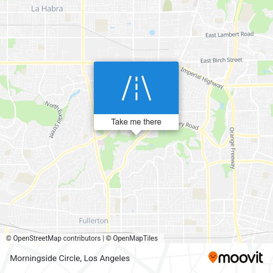 Morningside Circle map