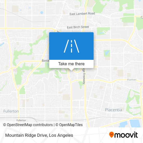 Mountain Ridge Drive map